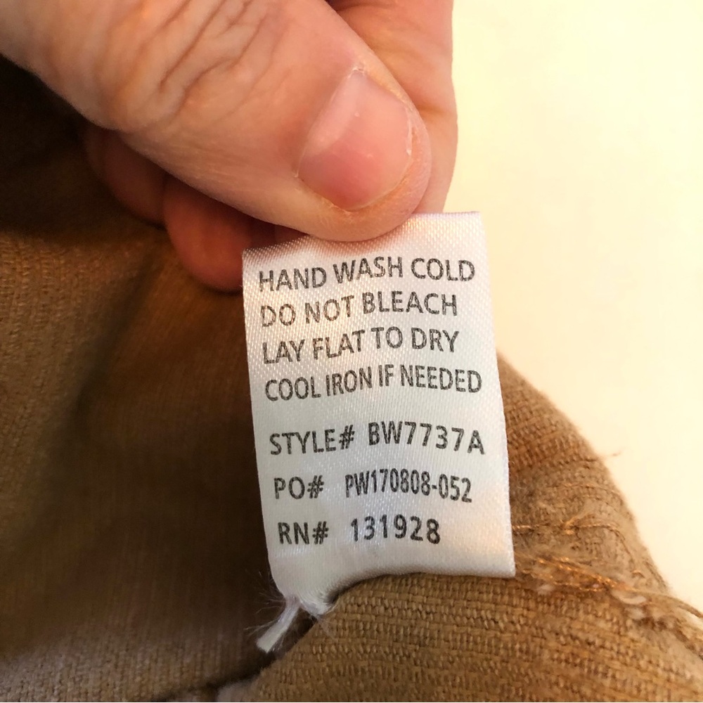 Wishlist Corduroy A-Line Mini Skirt Caramel Brown Snap Button Front Women’s S - Picture 10 of 13